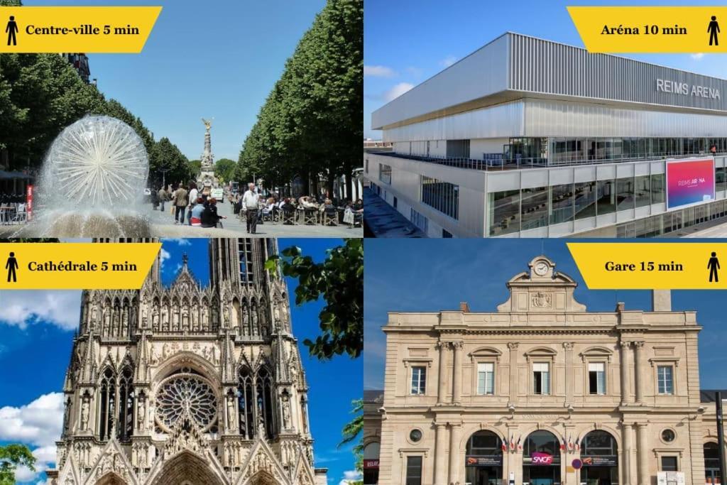 Forum Flower Spacieux T2 Au Coeur De La Ville Reims Eksteriør billede